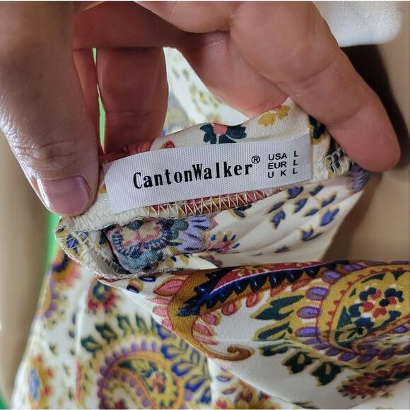 Cantonwalker Women's Cowl Neck Halterneck Slip On Backless Satin Mini Dress. - Picture 4 of 10